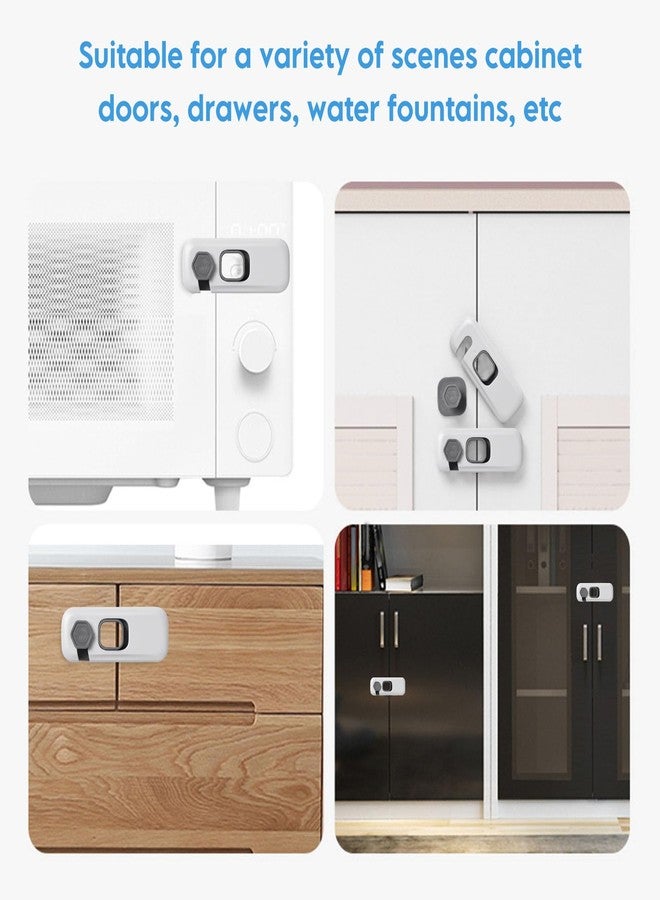 WAONIQ 5-Pack Child Safety Lock for Refrigerator & Drawers – Strong Adhesive, Easy Install, Baby Proofing Essential – Secure Cabinets, Cupboards & More - Image 4